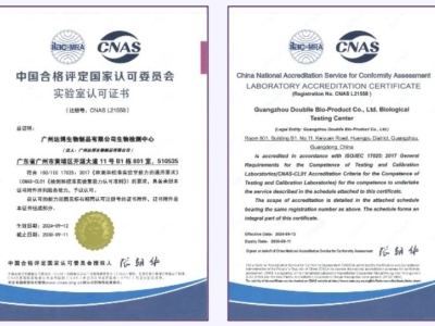 喜報(bào) | 熱烈慶祝達(dá)博生物榮獲國家CNAS實(shí)驗(yàn)室資質(zhì)認(rèn)證！